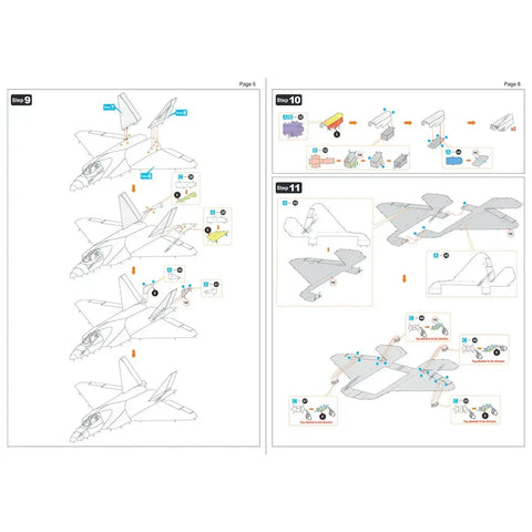 Lockheed Martin - F-22 Raptor Plane Figure Model Kit (1:137 Scale, Steel, Moderate Difficulty) - Fascinations - Metal Earth Series