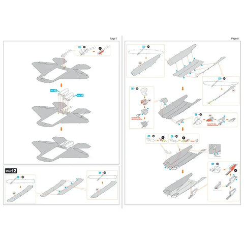 Lockheed Martin - F-22 Raptor Plane Figure Model Kit (1:137 Scale, Steel, Moderate Difficulty) - Fascinations - Metal Earth Series