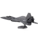 Lockheed Martin - F-22 Raptor Plane Figure Model Kit (1:137 Scale, Steel, Moderate Difficulty) - Fascinations - Metal Earth Series