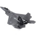 Lockheed Martin - F-22 Raptor Plane Figure Model Kit (1:137 Scale, Steel, Moderate Difficulty) - Fascinations - Metal Earth Series