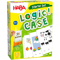 Logic! Case: Starter Set - Puzzle Logic Board Game for Family, Adults, and Children (1 Player, Ages 5+) - HABA