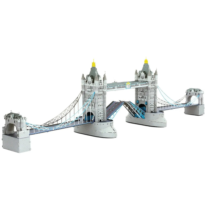London Tower Bridge 3D Figure Model Kit (1:739 Scale, Steel, Moderate Difficulty) - Fascinations - Metal Earth Premium Series - (2023)