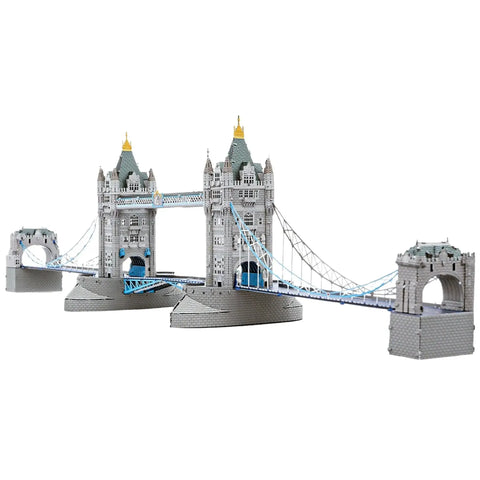 London Tower Bridge 3D Figure Model Kit (1:739 Scale, Steel, Moderate Difficulty) - Fascinations - Metal Earth Premium Series - (2023) - Image 6