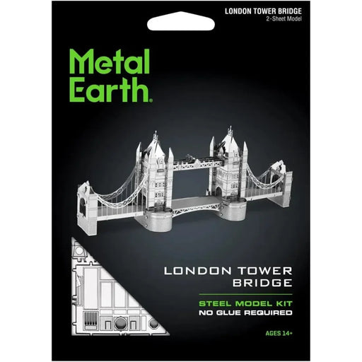 London Tower Bridge Figure Model Kit (Steel, Moderate Difficulty) - Fascinations - Metal Earth Series