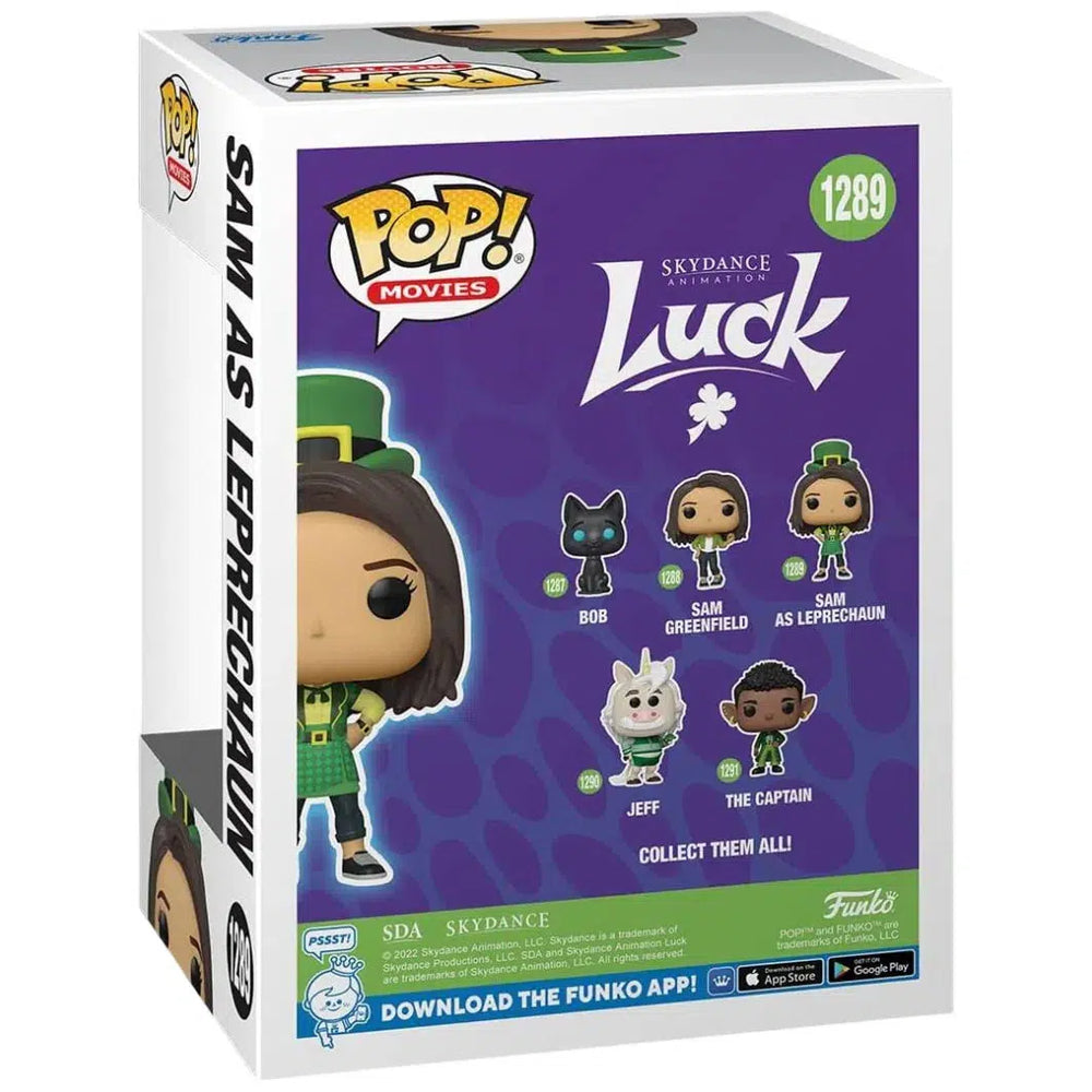 Luck - Sam as Leprechaun Covered in Bad Luck Dust Figure (#1289, Limited Chase Edition) - Funko - Pop! Movies Series