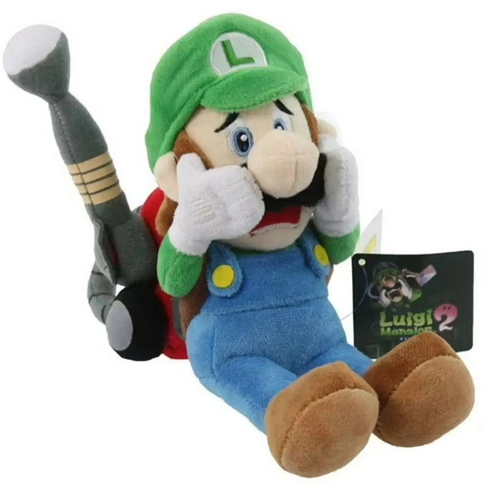 Luigi's Mansion - Luigi with Poltergust G-00 Plush (10") - Little Buddy
