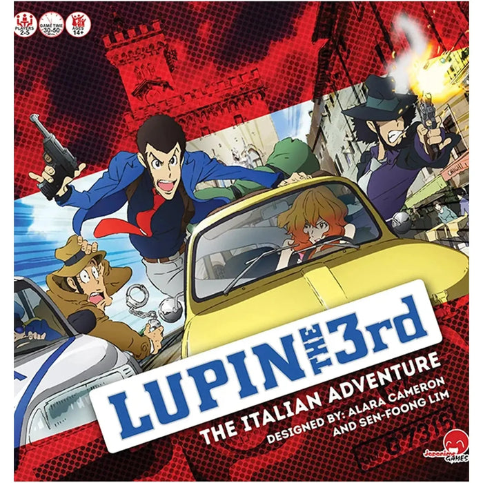 Lupin the 3rd: The Italian Adventure - Competitive Anime Board Game for Adults (2-5 Players, Ages...
