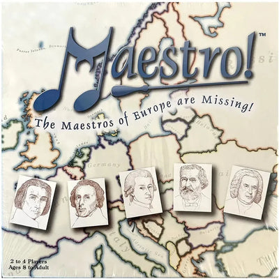 Maestro! - Strategy Music Board Game for Adults, Family, and Children (2-4 Players, Ages 8+) - How ‘Bout It Games