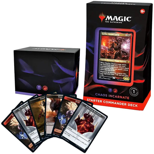 Magic: The Gathering [2022 Starter Commander] - Chaos Incarnate Starter Commander Deck - Wizards of the Coast