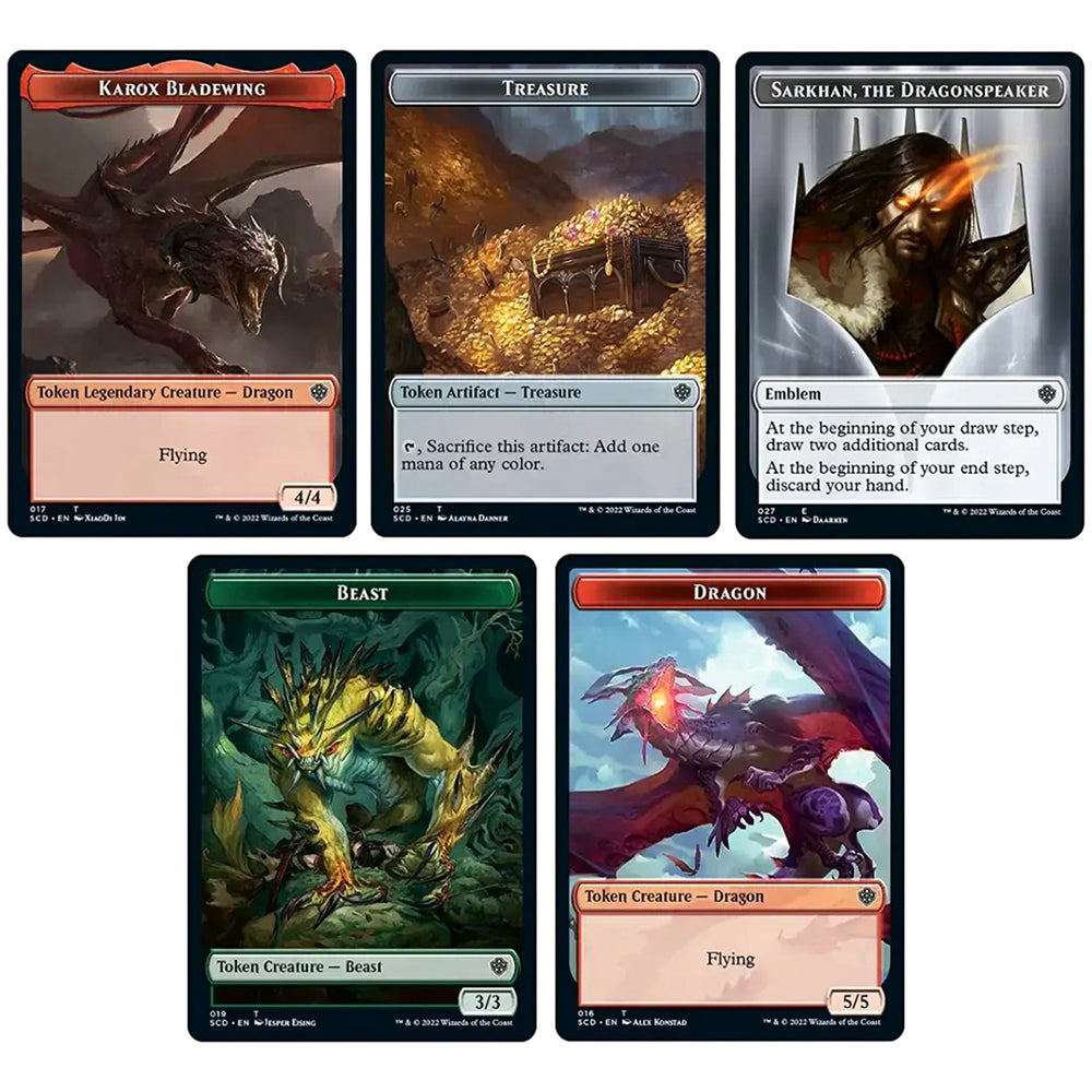 Magic: The Gathering [2022 Starter Commander] - Draconic Destruction Starter Commander Deck - Wizards of the Coast