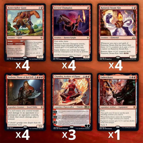 Magic: The Gathering [Challenger 2020] - Cavalcade Charge Challenger Deck (Mono Red)