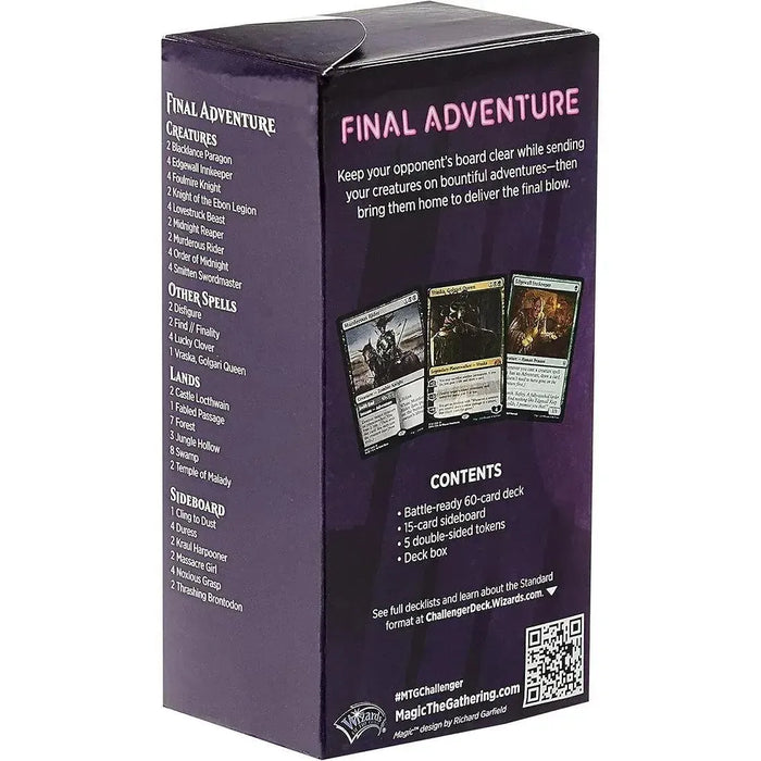 Magic: The Gathering [Challenger 2020] - Final Adventure Challenger Deck (Black & Green)