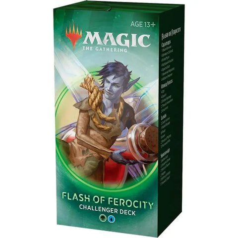 Magic: The Gathering [Challenger 2020] - Flash of Ferocity Challenger Deck (Green & Blue)