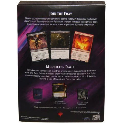 Magic: The Gathering [Commander 2019] - Merciless Rage Commander Deck
