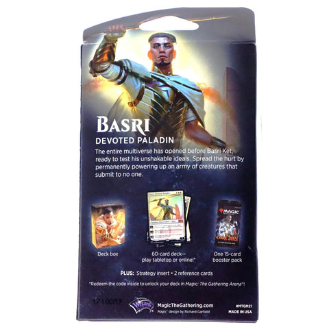 Magic: The Gathering [Core 2021] - Basri, Devoted Paladin Planeswalker Deck