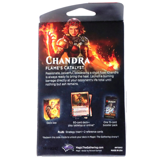 Magic: The Gathering [Core 2021] - Chandra, Flame's Catalyst Planeswalker Deck