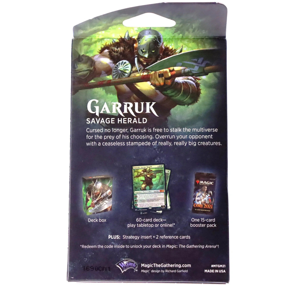 Magic: The Gathering [Core 2021] - Garruk, Savage Herald Planeswalker Deck
