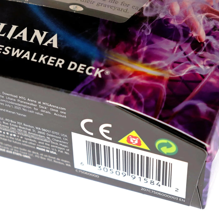 Magic The Gathering - Mazzo Planeswalker Liliana Death Mage (Core Set 2021) + Booster