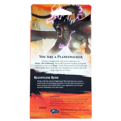 Magic: The Gathering [Dragons of Tarkir] - Relentless Rush Intro Pack (Theme Deck)