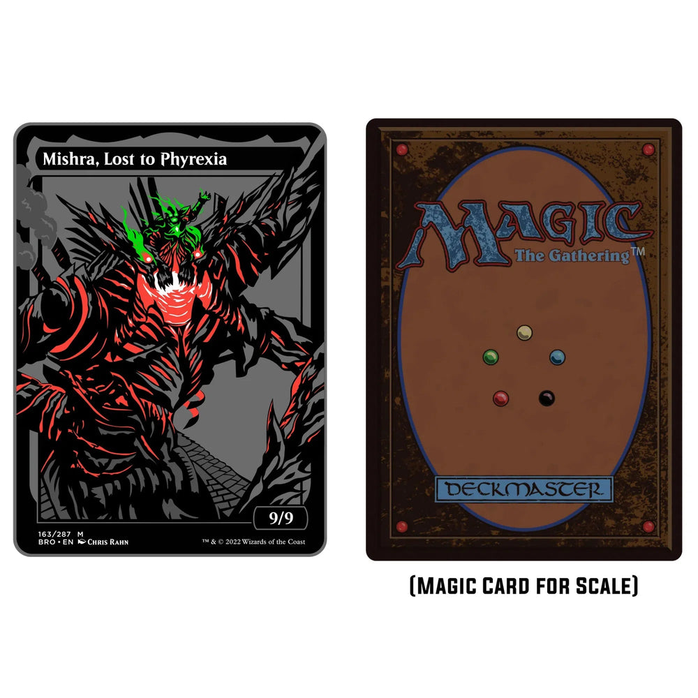 Magic: The Gathering - Mishra, Lost to Phyrexia Pin Badge (#069 XL, Limited Edition, Augmented Reality) - Pinfinity