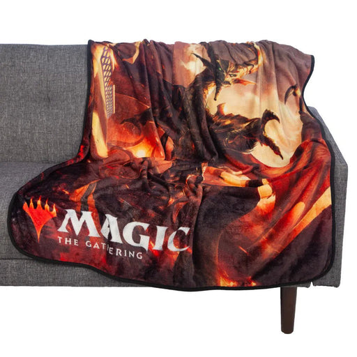 Magic: The Gathering - Nicol Bolas Plush Throw Blanket (45"x60") - Bioworld