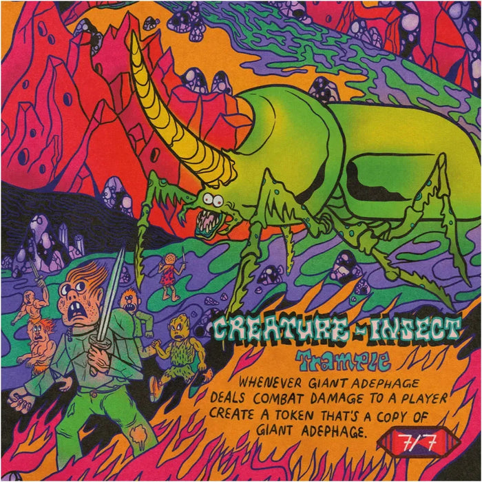 Magic The Gathering [Secret Lair: Buggin' Out] - Giant Adephage Pin Badge (Limited Edition, Augmented Reality) - Pinfinity - (015)