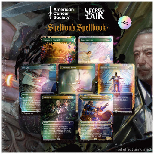 Magic: The Gathering [Secret Lair] - Sheldon's Spellbook Alternative Art Card Set (Rainbow Foil Edition) - Wizards of the Coast - Secret Lair Drop Series