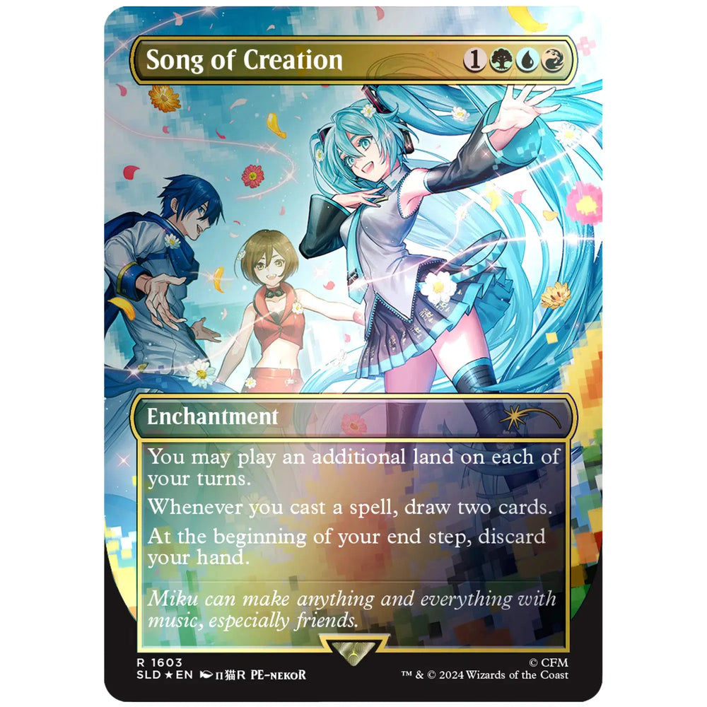 Magic: The Gathering [Secret Lair x Hatsune Miku: Digital Sensation] - Alternative Art Card Set (Rainbow Foil Edition) - Wizards of the Coast - Secret Lair Drop Series