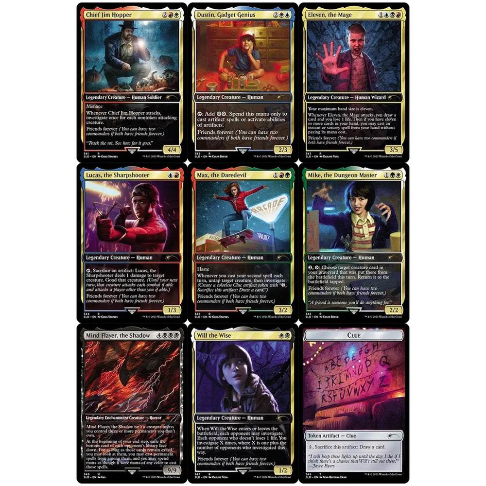 Magic: The Gathering [Secret Lair x Stranger Things] - Alternative Art Card Set (Foil Edition) - Wizards of the Coast - Secret Lair Drop Series