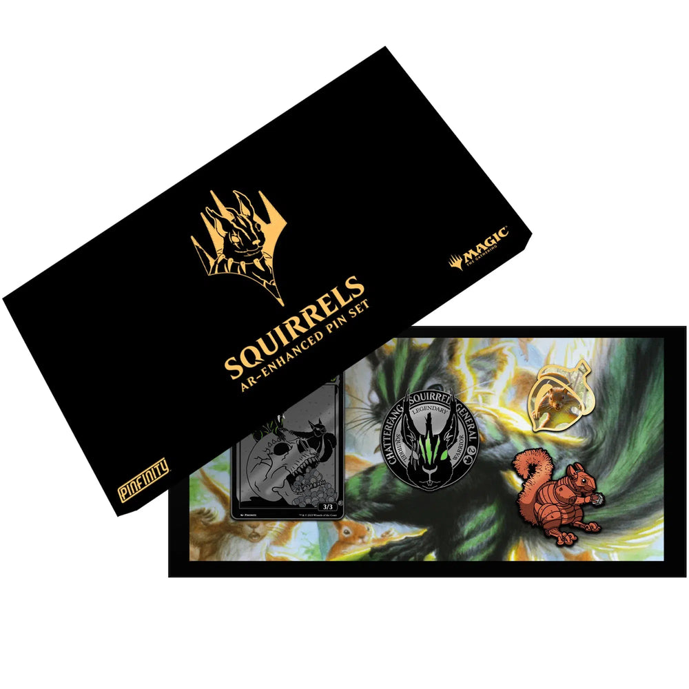 Magic: The Gathering - Squirrel Collection Pin Badge Set (4-Pack, Augmented Reality) - Pinfinity