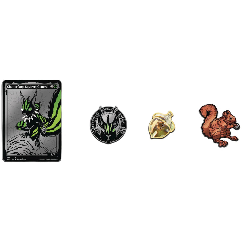 Magic: The Gathering - Squirrel Collection Pin Badge Set (4-Pack, Augmented Reality) - Pinfinity