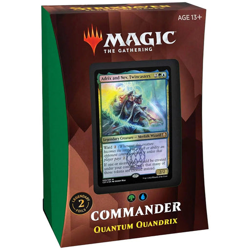 Magic: The Gathering [Strixhaven: School of Mages] - Quantum Quandrix Commander Deck - Wizards of the Coast