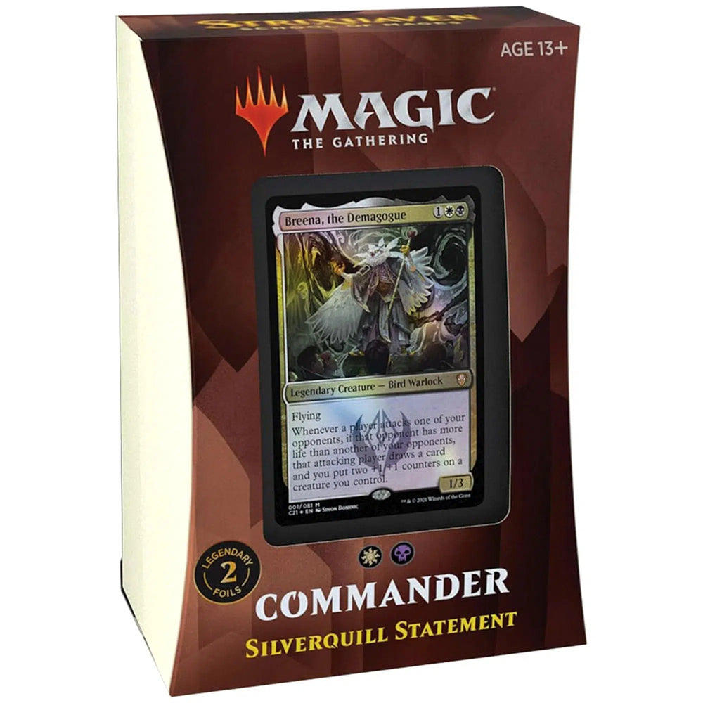 Magic: The Gathering [Strixhaven: School of Mages] - Silverquill Statement Commander Deck - Wizards of the Coast