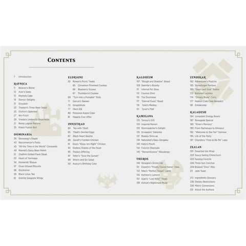 Magic: The Gathering | Cuisines of the Multiverse The Official Cookbook | Cookbook | Hardcover - Image 3