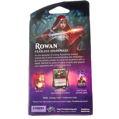 Magic: The Gathering [Throne of Eldraine] - Rowan, Fearless Sparkmage Planeswalker Deck
