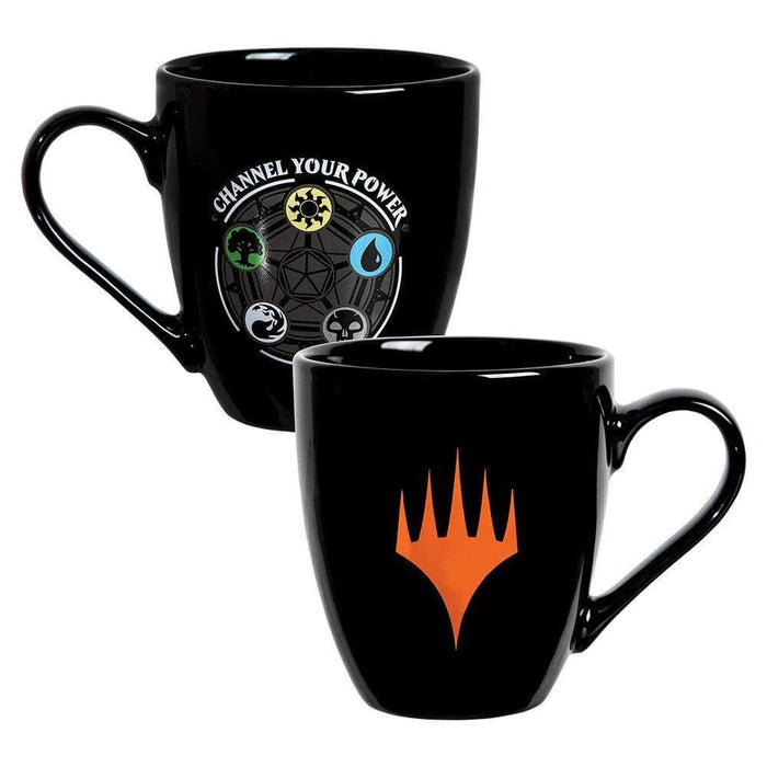 Magic: the Gathering - "Channel Your Power" Planeswalker & Mana Symbols Mug (Ceramic, 16 oz.) - Bioworld
