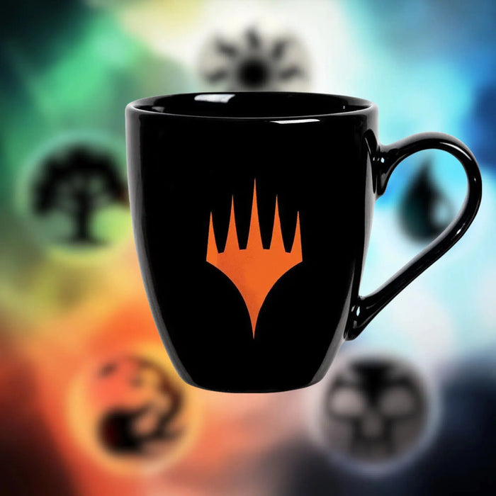 Magic: the Gathering - "Channel Your Power" Planeswalker & Mana Symbols Mug (Ceramic, 16 oz.) - Bioworld