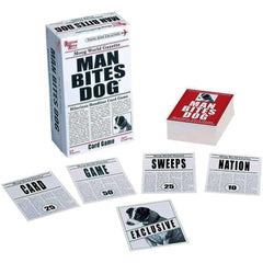 Man Bites Dog - Funny Party Card Game for Family, Adults, and Children (2-6 Players, Ages 8+) - University Games