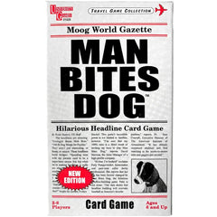 Man Bites Dog - Funny Party Card Game for Family, Adults, and Children (2-6 Players, Ages 8+) - University Games