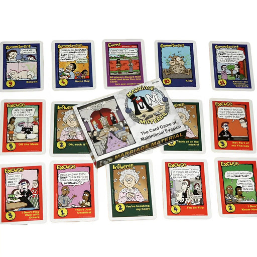 Marriage Material - The Card Game of Matrimonial Evasion - Zipwhaa