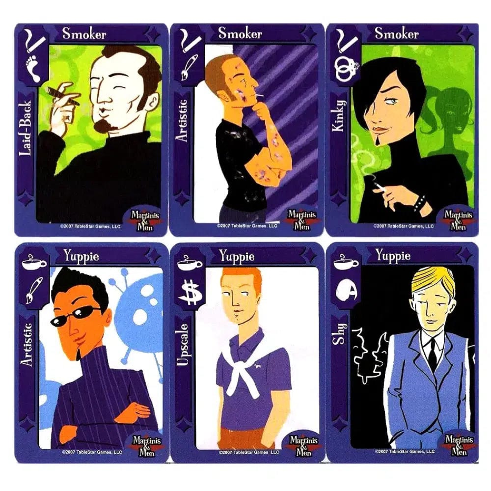 Martinis & Men: The Hip Matchmaking Game - Card Game - TableStar Games