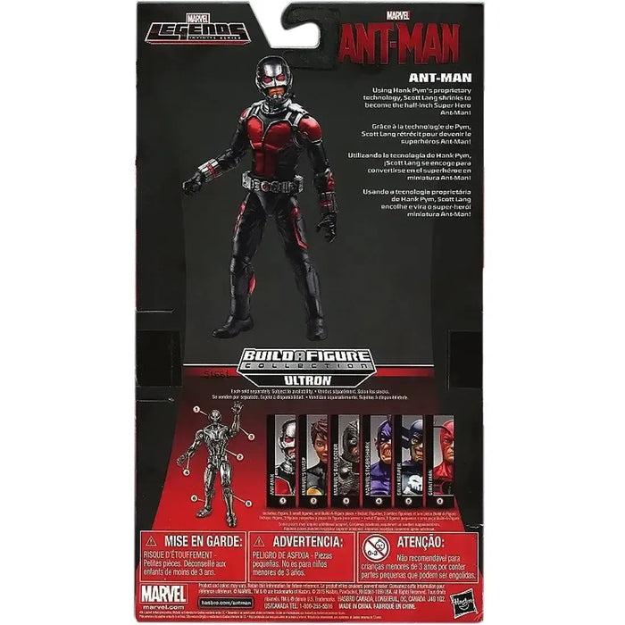 Marvel - Ant-Man Action Figure (6") - Hasbro - Marvel Legends Infinite Series [Build a Figure: Ultron]