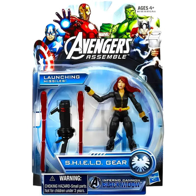 Marvel: Avengers Assemble - Inferno Cannon Black Widow Action Figure (3.5