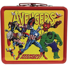 Marvel - "Avengers Assemble!" Retro Lunchbox & Beverage Container Set (Limited Edition: 1 of 2,500) - Surreal Entertainment - Tin Titans Series, PREVIEWS Exclusive