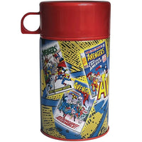 Marvel - "Avengers Assemble!" Retro Lunchbox & Beverage Container Set (Limite...- Image 6
