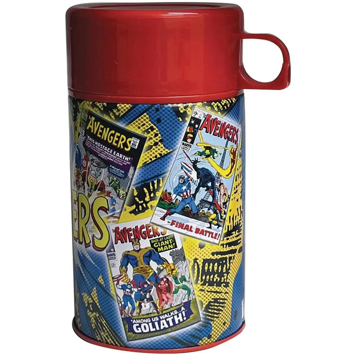 Marvel - "Avengers Assemble!" Retro Lunchbox & Beverage Container Set (Limited Edition: 1 of 2,500) - Surreal Entertainment - Tin Titans Series, PREVIEWS Exclusive