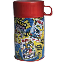 Marvel - "Avengers Assemble!" Retro Lunchbox & Beverage Container Set (Limite...- Image 7