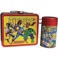 Marvel - "Avengers Assemble!" Retro Lunchbox & Beverage Container Set (Limite...- Image 1