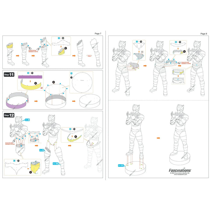 Marvel: Avengers - Black Panther Figure Model Kit (Steel, Moderate Difficulty) - Fascinations - Metal Earth Series - (2024)