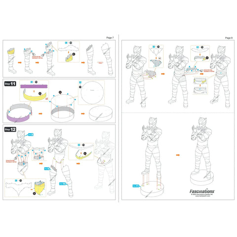 Marvel: Avengers - Black Panther Figure Model Kit (Steel, Moderate Difficulty) - Fascinations - Metal Earth Series - (2024)